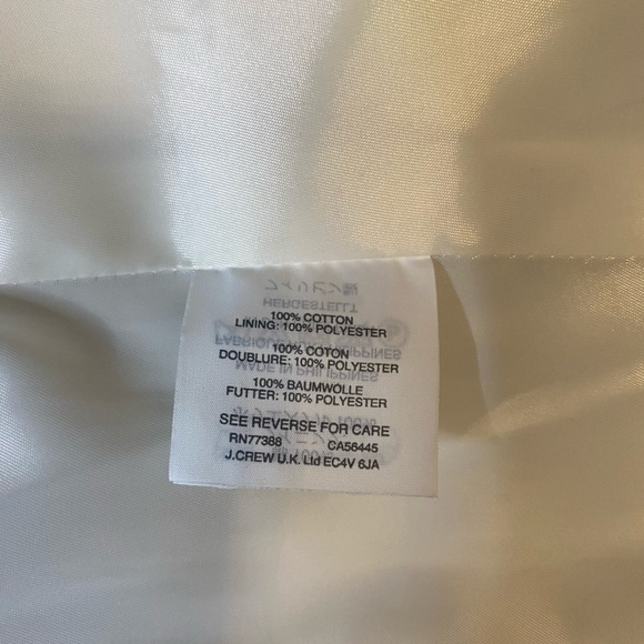 JCrew Blue & White Gingham Blazer Size 2 - Picture 9 of 9